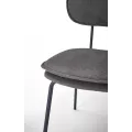 Chaise Retro Gris Foncé