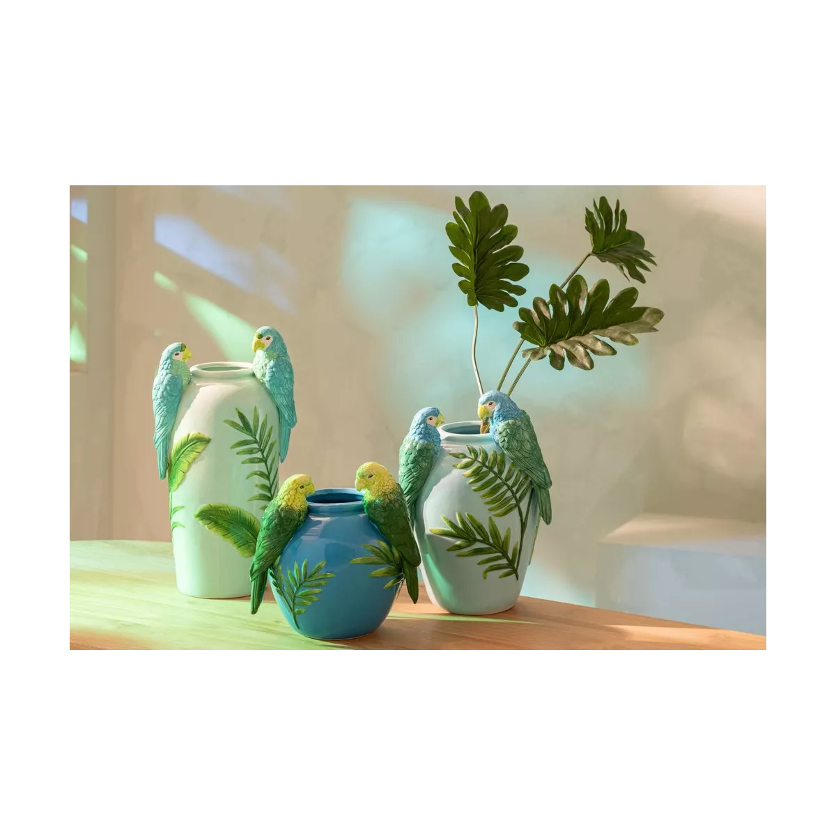 Vase Piru Perroquets  H31