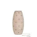 Lampe Mosaique Bram Orange H.42cm