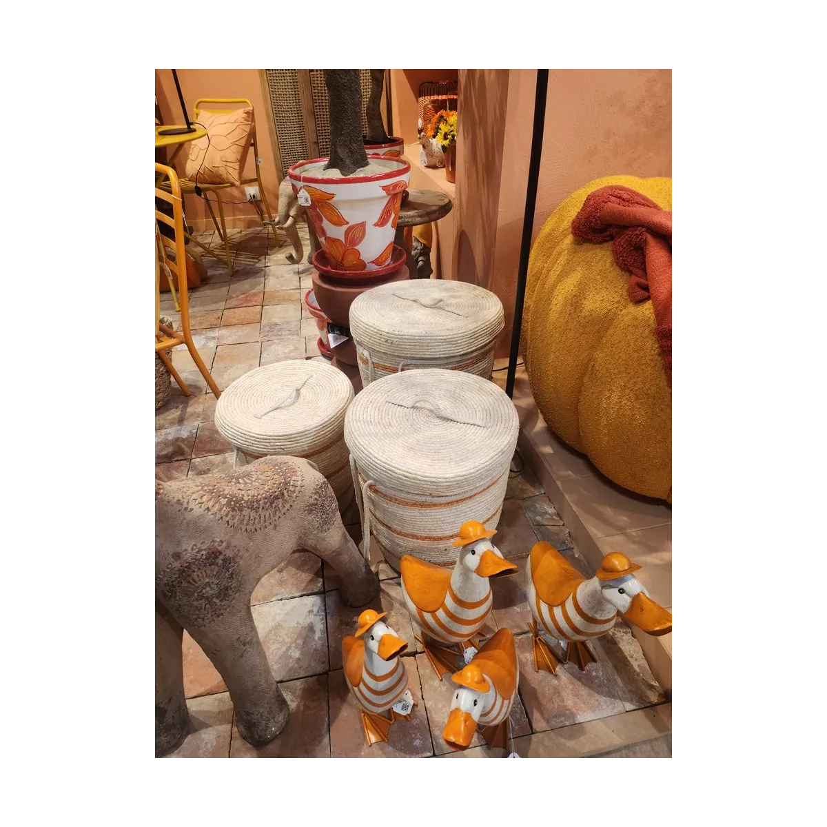 Panière à linge en Maïs Livourne 40x40