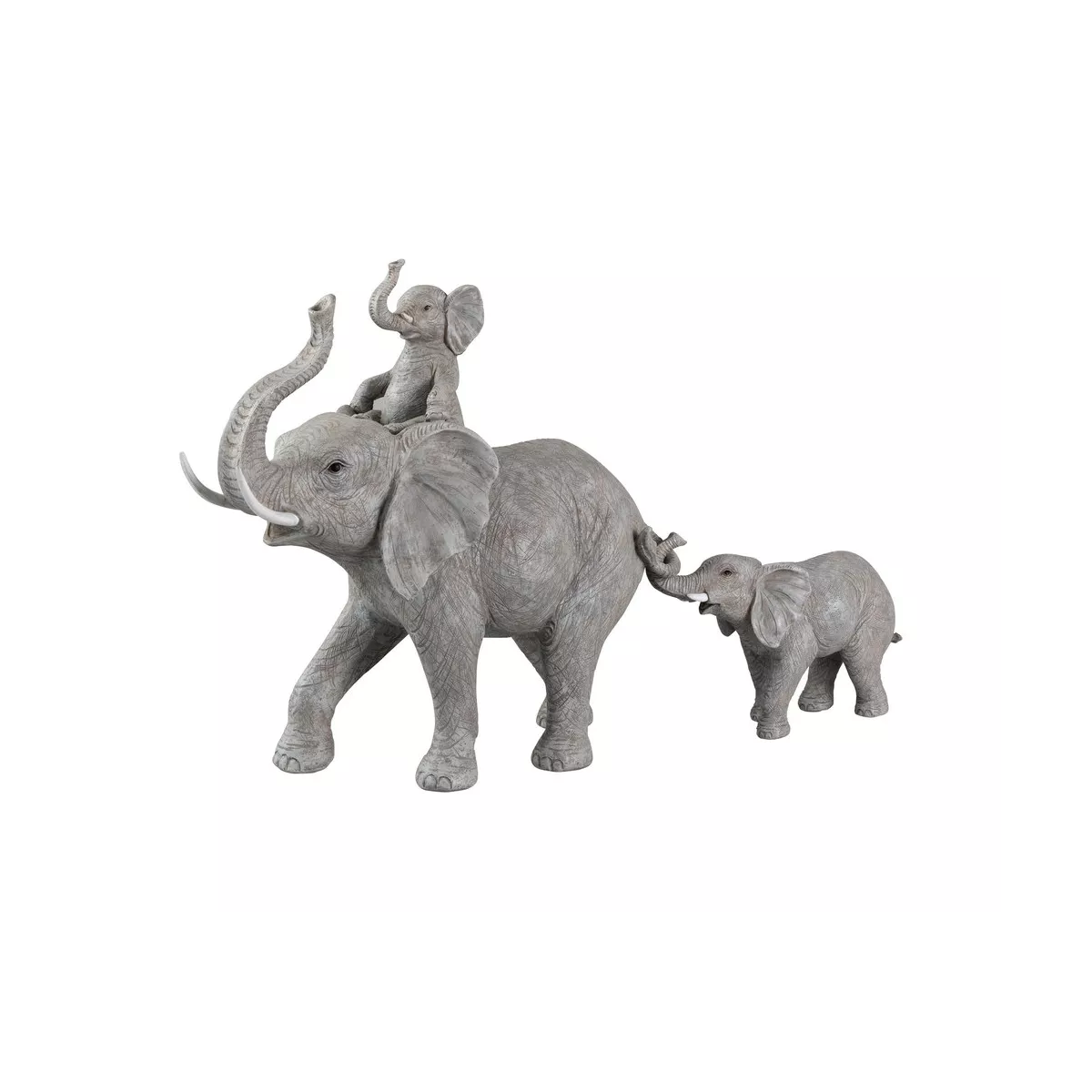 Eléphants gris Famille 72x42