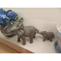 Eléphants gris Famille 72x42