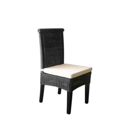 Chaise Medan Rotin Foncé