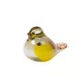 Oiseau Nobu en pate de verre 12x7