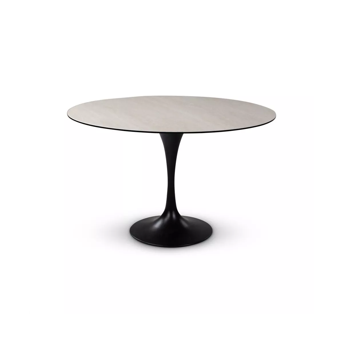 Table Tino Céramique Travertin diam 120