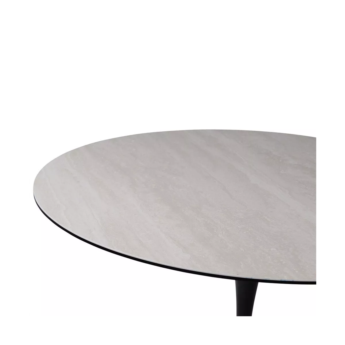 Table Tino Céramique Travertin diam 120
