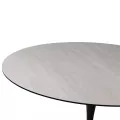 Table Tino Céramique Travertin diam 120