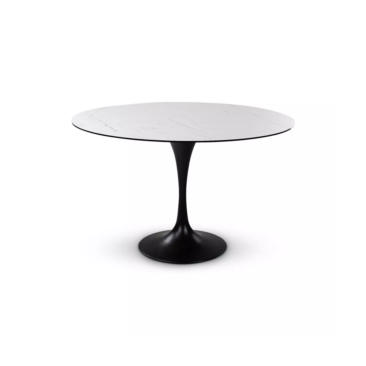 Table Tino Céramique Marbre blanc diam 120