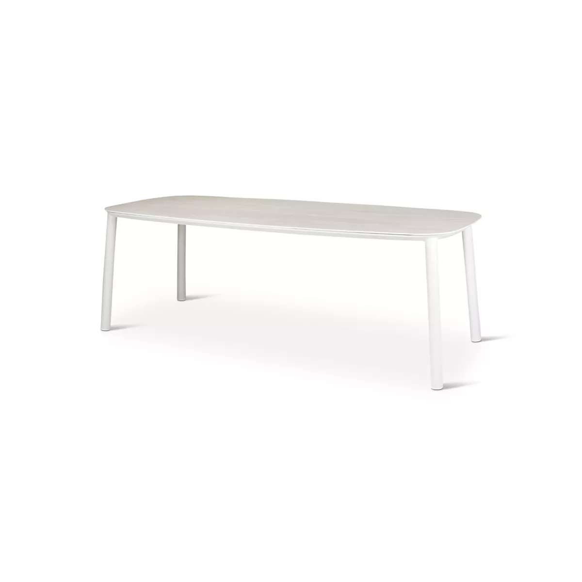 Table 220x100 Livy  Aluminium et Pierre