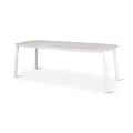 Table 220x100 Livy  Aluminium et Pierre