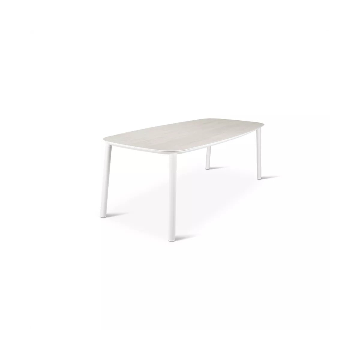 Table 220x100 Livy  Aluminium et Pierre