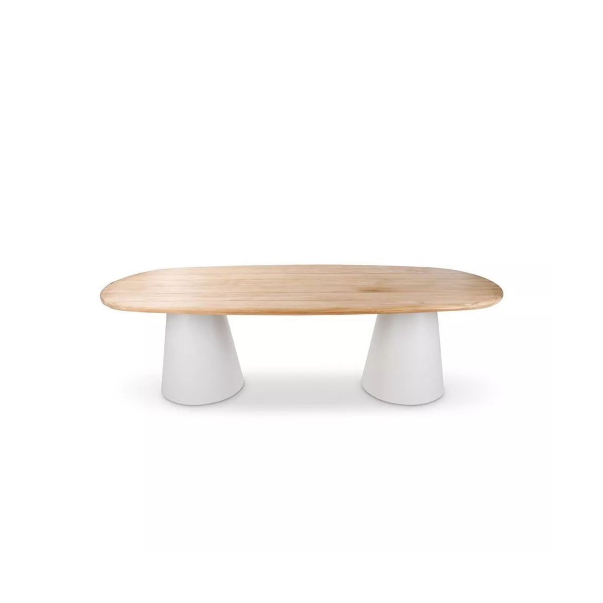Table 260x110 Pipa Aluminium et Teak