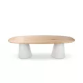 Table 260x110 Pipa Aluminium et Teak