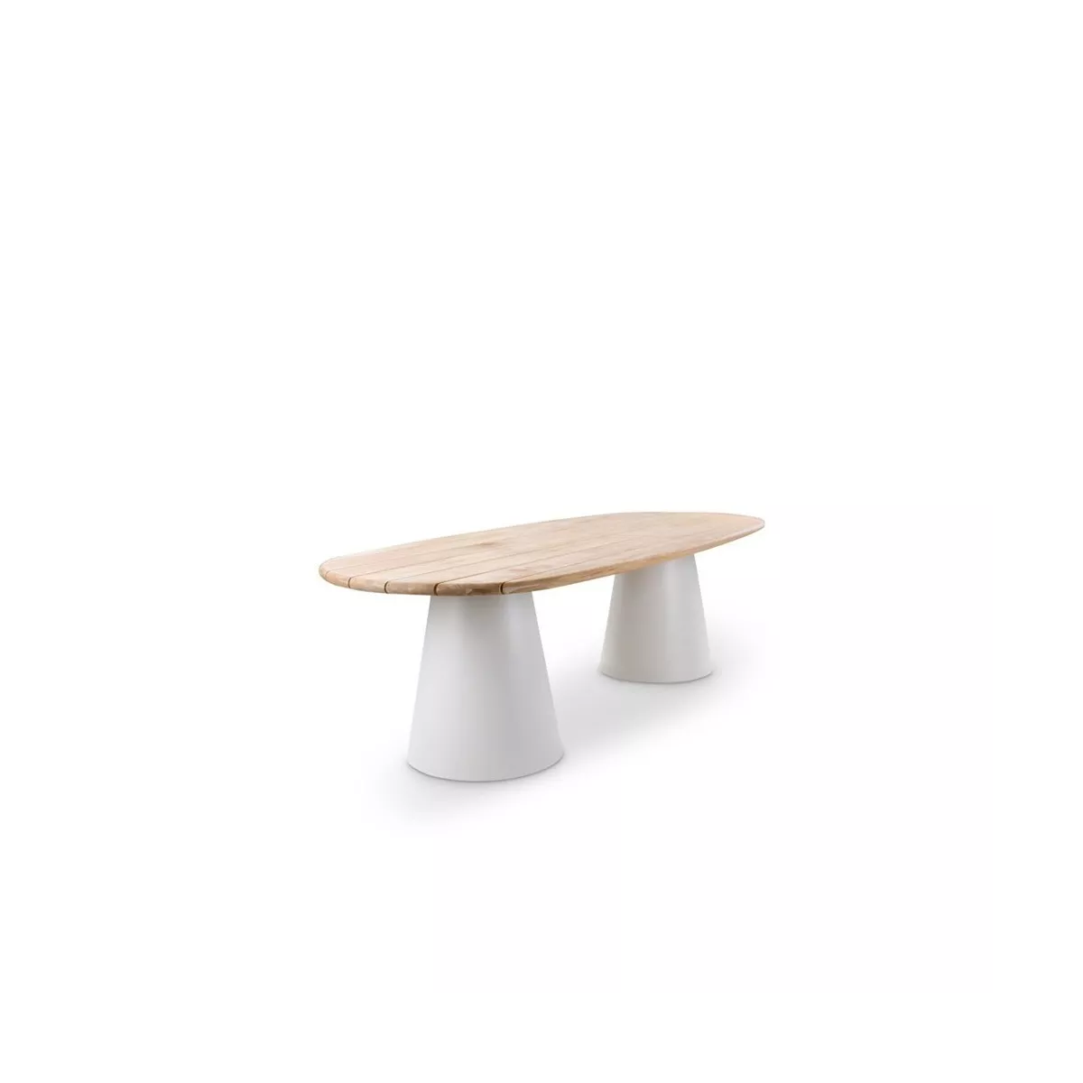 Table 260x110 Pipa Aluminium et Teak