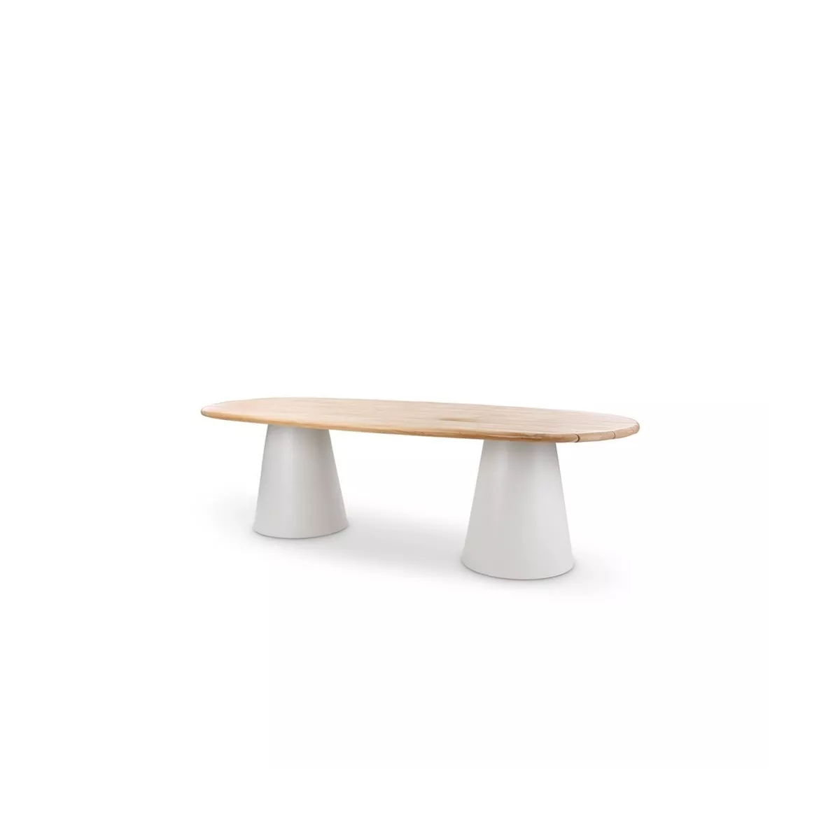 Table 260x110 Pipa Aluminium et Teak