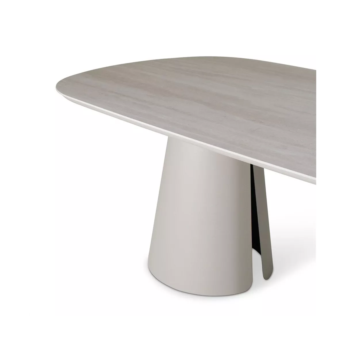 Table 240x110 Clocks Aluminium et Pierre