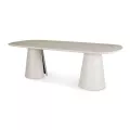 Table 240x110 Clocks Aluminium et Pierre