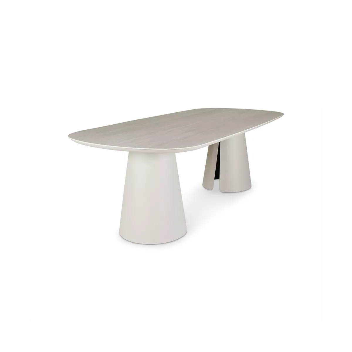 Table 240x110 Clocks Aluminium et Pierre