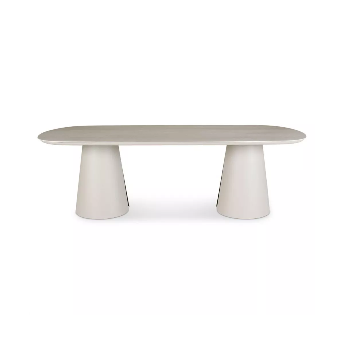 Table 240x110 Clocks Aluminium et Pierre