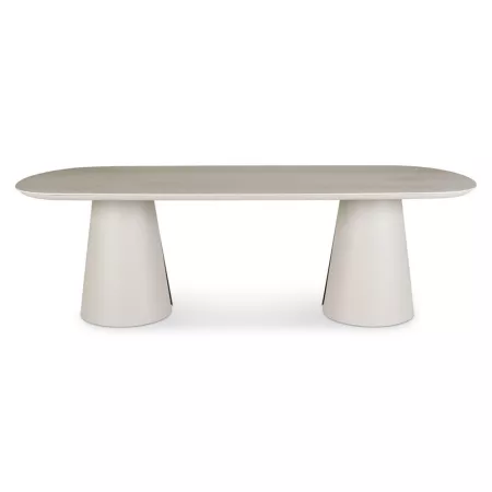 Table 240x110 Clocks Aluminium et Pierre