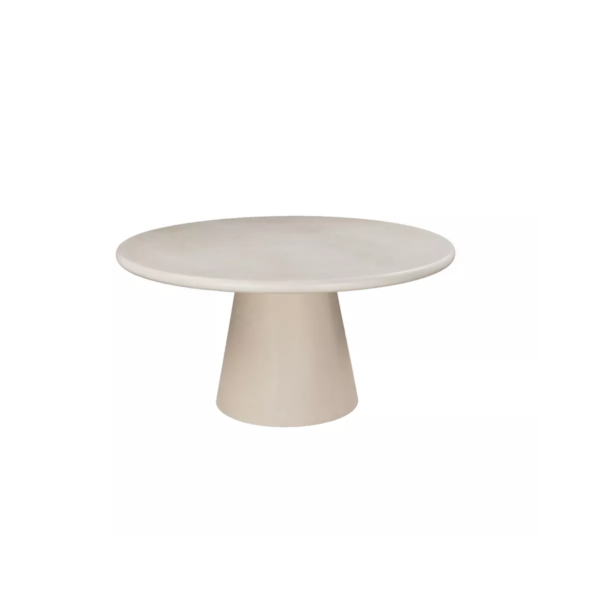 Table Jade Micro-ciment Beige diam 150