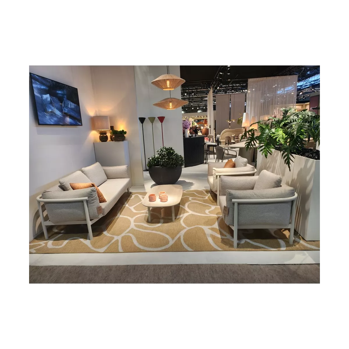Canapé Livy  3 places Alu Sand