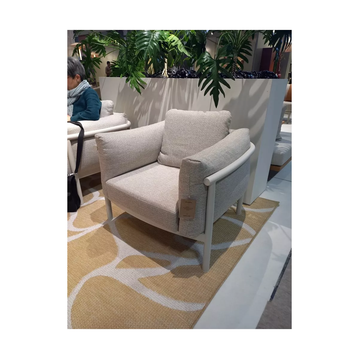 Fauteuil Livy  Alu Sand