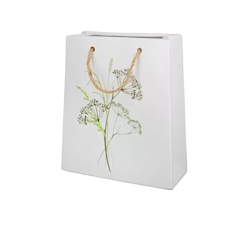 Vase Sac Motif Herbe
