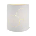 Lampe Porcelaine Pissenlits H.20