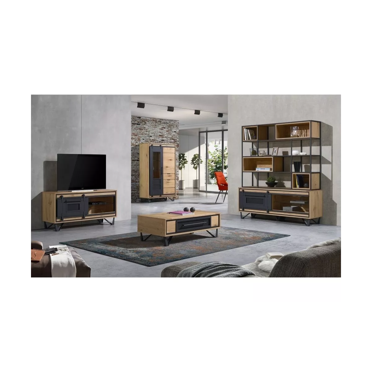 Bahut Sunset 3 Portes 1 Tiroir 230cm