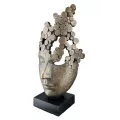 Sculpture Masque Visage H.32cm