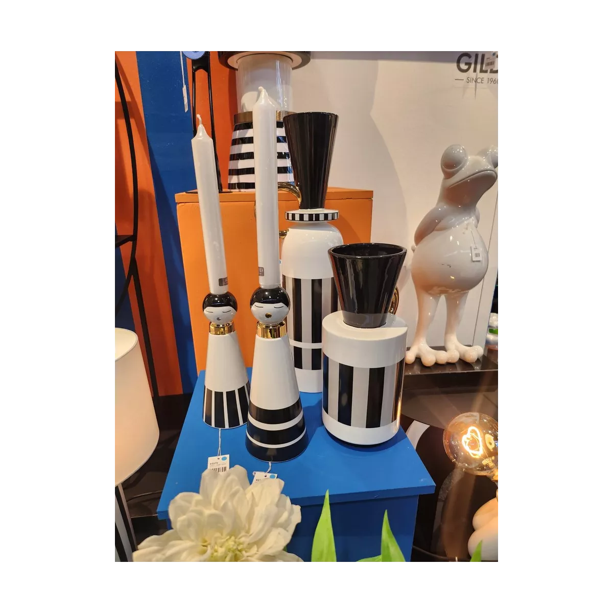 Vase Pomposo Rayé H.30cm