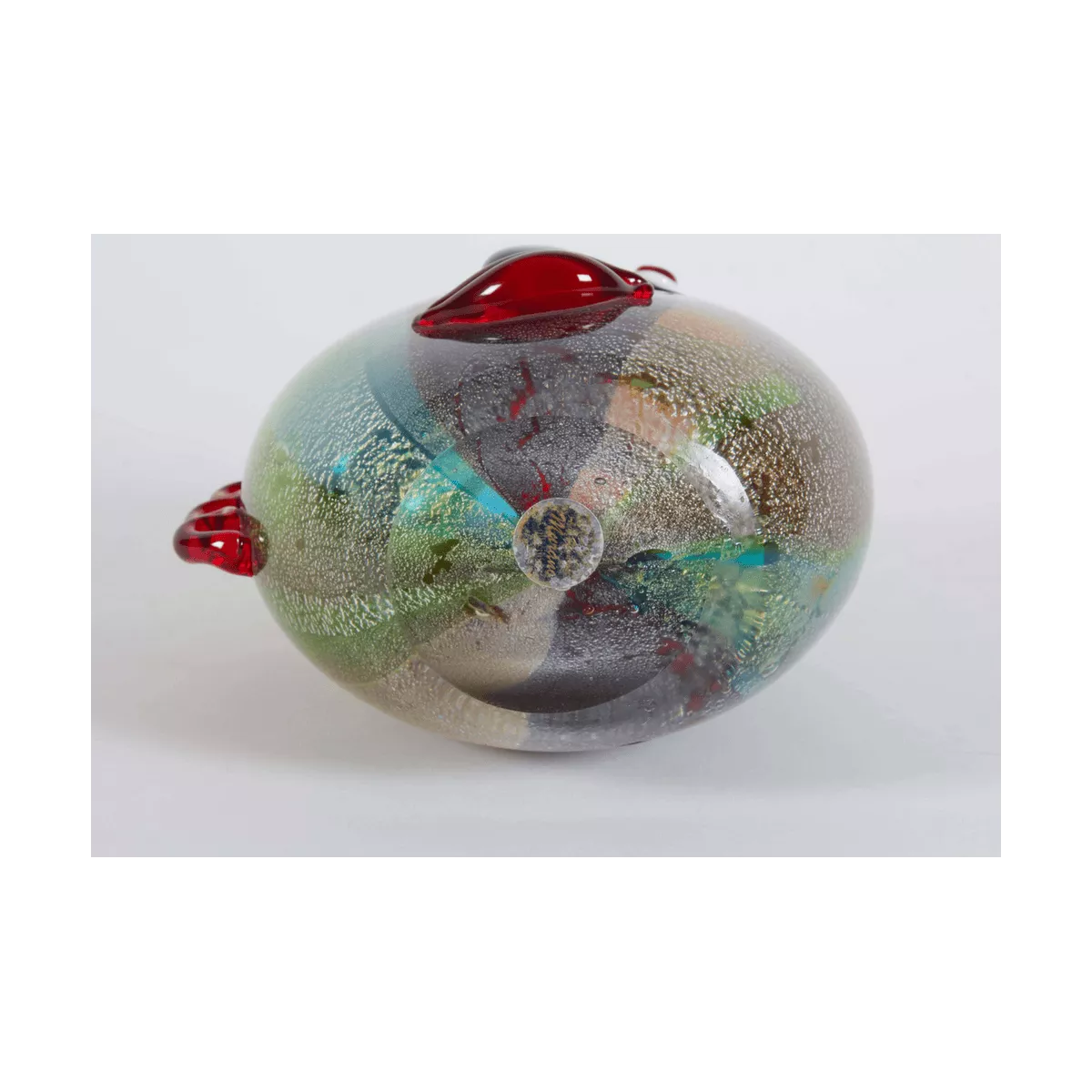 Vase Pâte de verre Visage Vista H33 cm