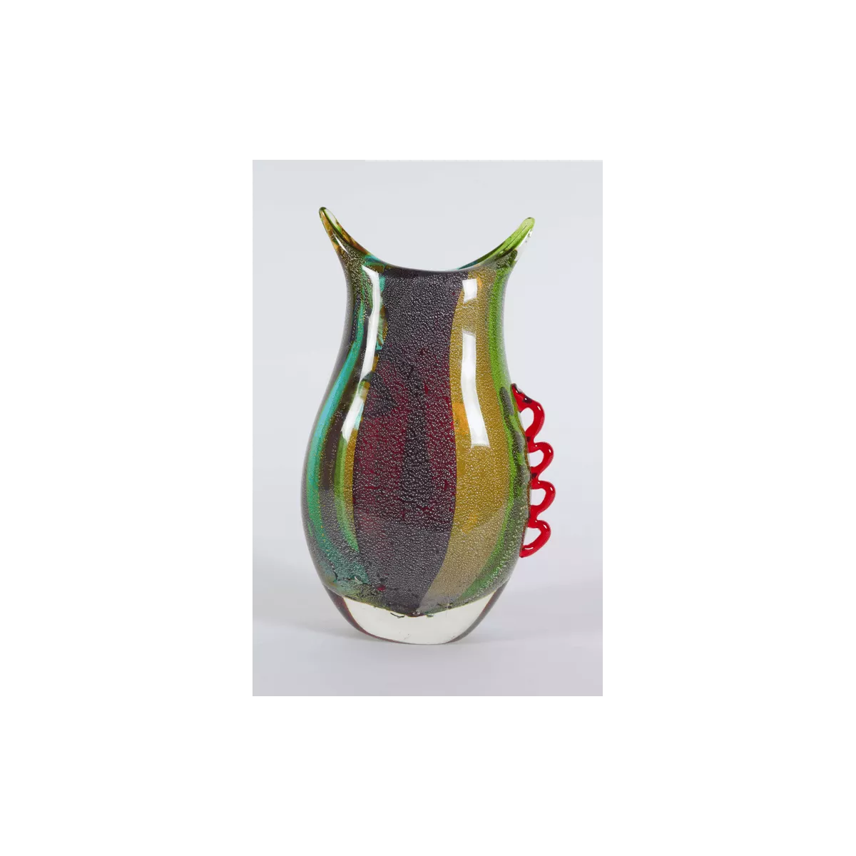 Vase Pâte de verre Visage Vista H33 cm