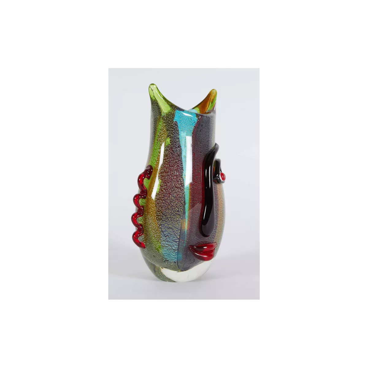 Vase Pâte de verre Visage Vista H33 cm