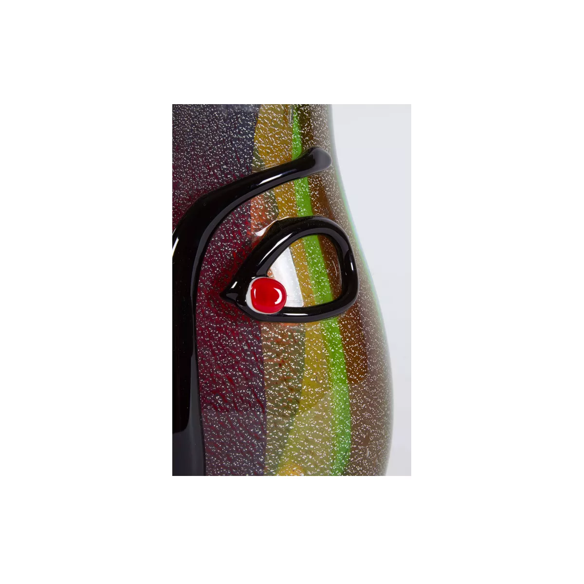 Vase Pâte de verre Visage Vista H33 cm