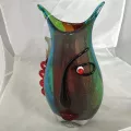 Vase Pâte de verre Visage Vista H33 cm