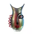 Vase Pâte de verre Visage Vista H33 cm