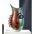 Vase Pâte de verre Visage Vista H33 cm