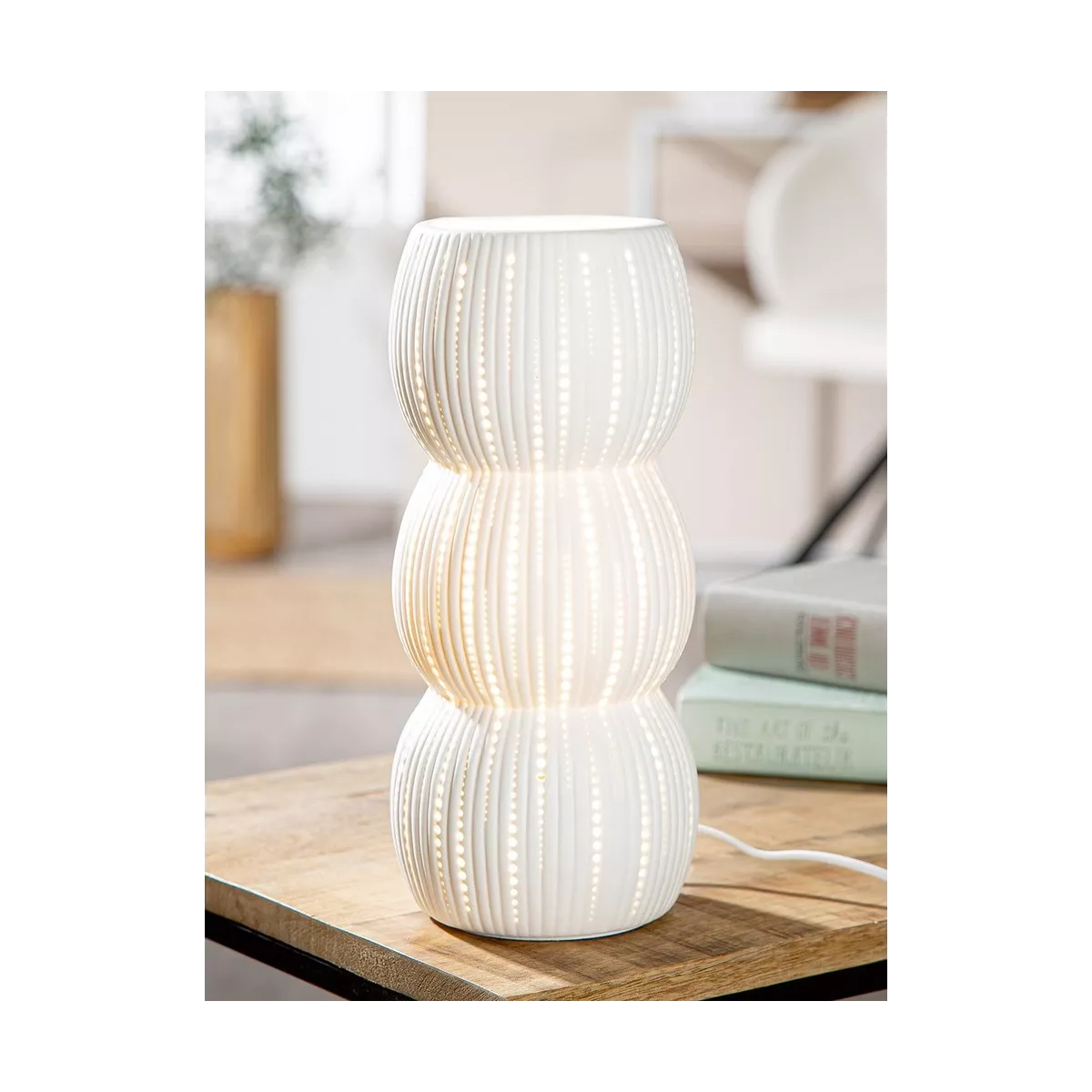 Lampe Porcelaine Falco H.28