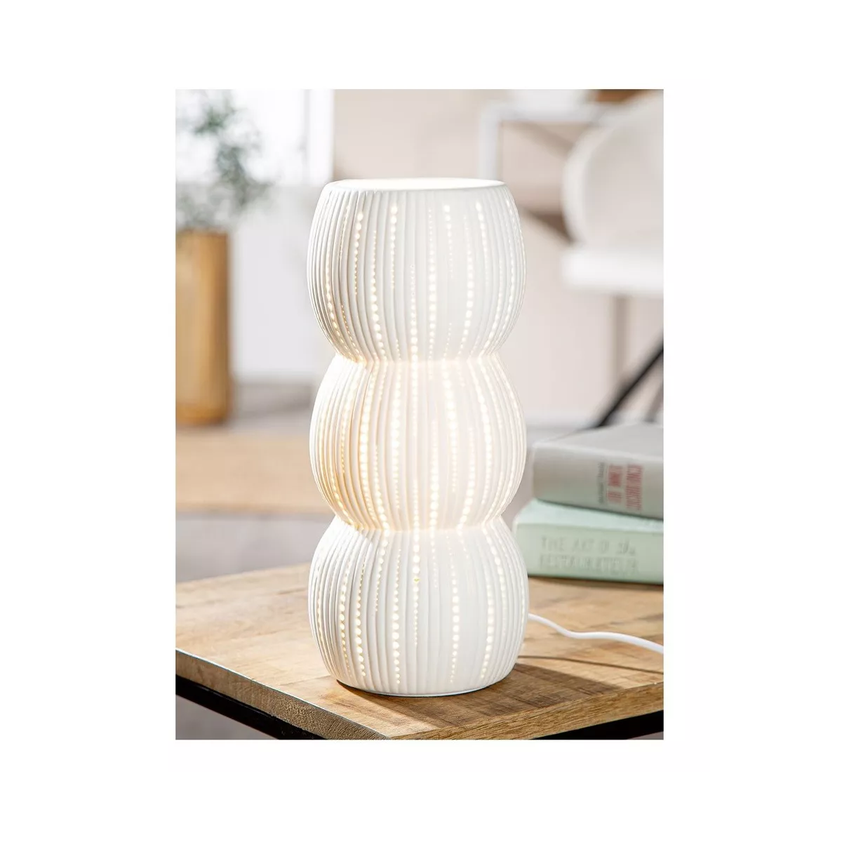 Lampe Porcelaine Falco H.28