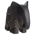 Eléphant Chore Noir 26x15