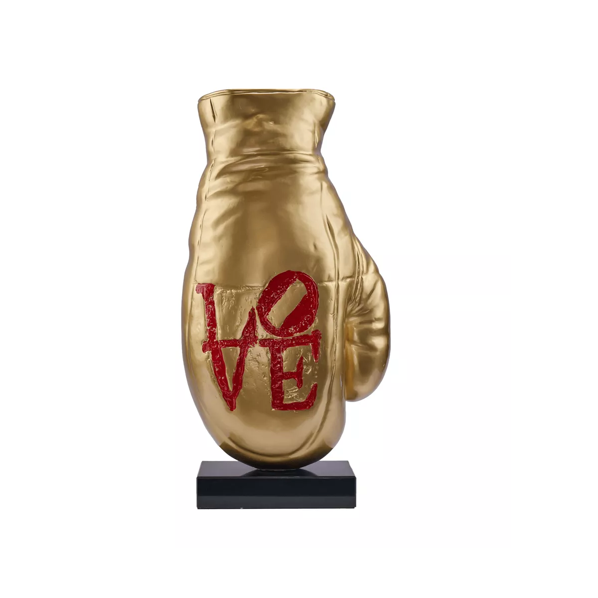 Sculpture Boxe Golden Love h65cm