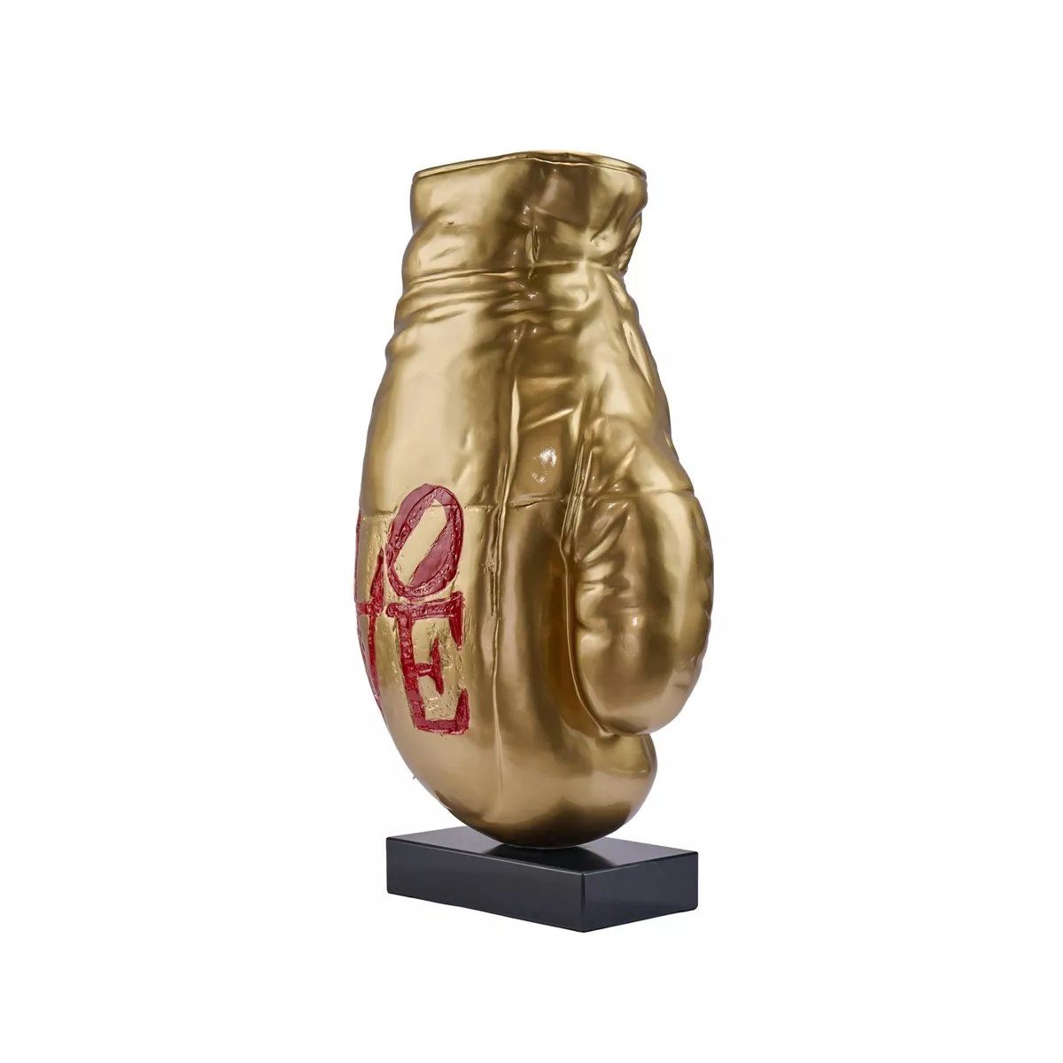 Sculpture Boxe Golden Love h65cm