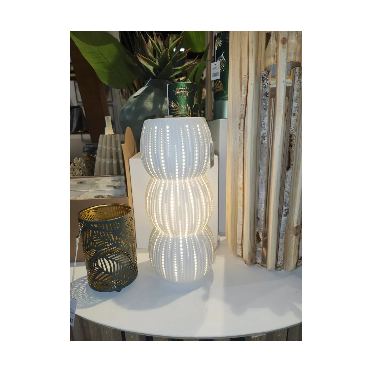 Lampe Porcelaine Falco H.28