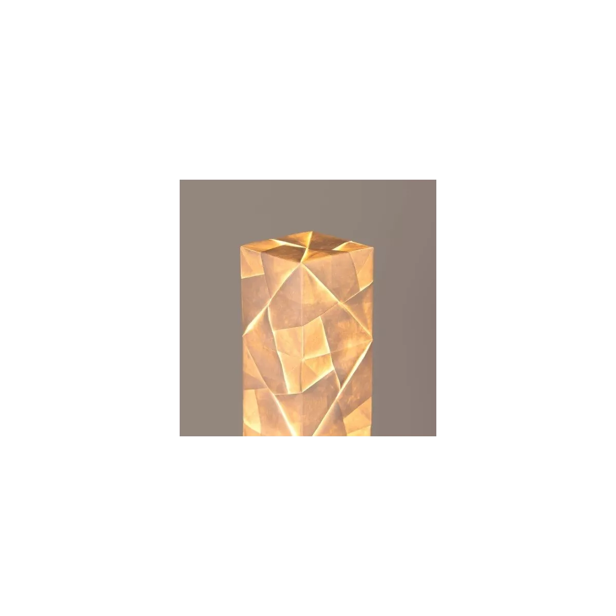 Lampe Origami Carrée H.42cm