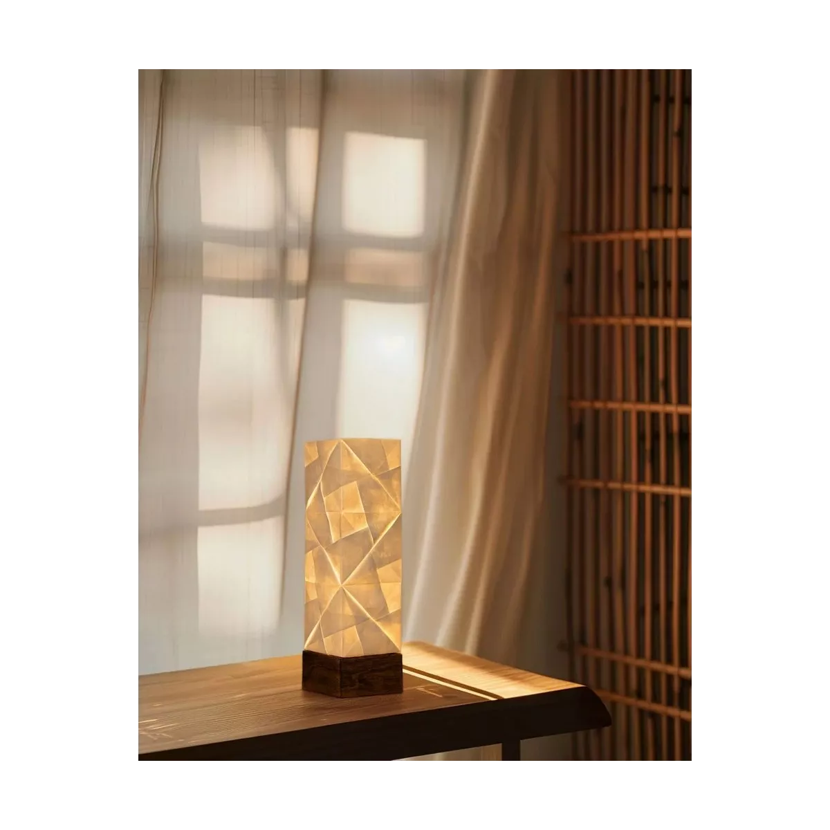 Lampe Origami Carrée H.42cm