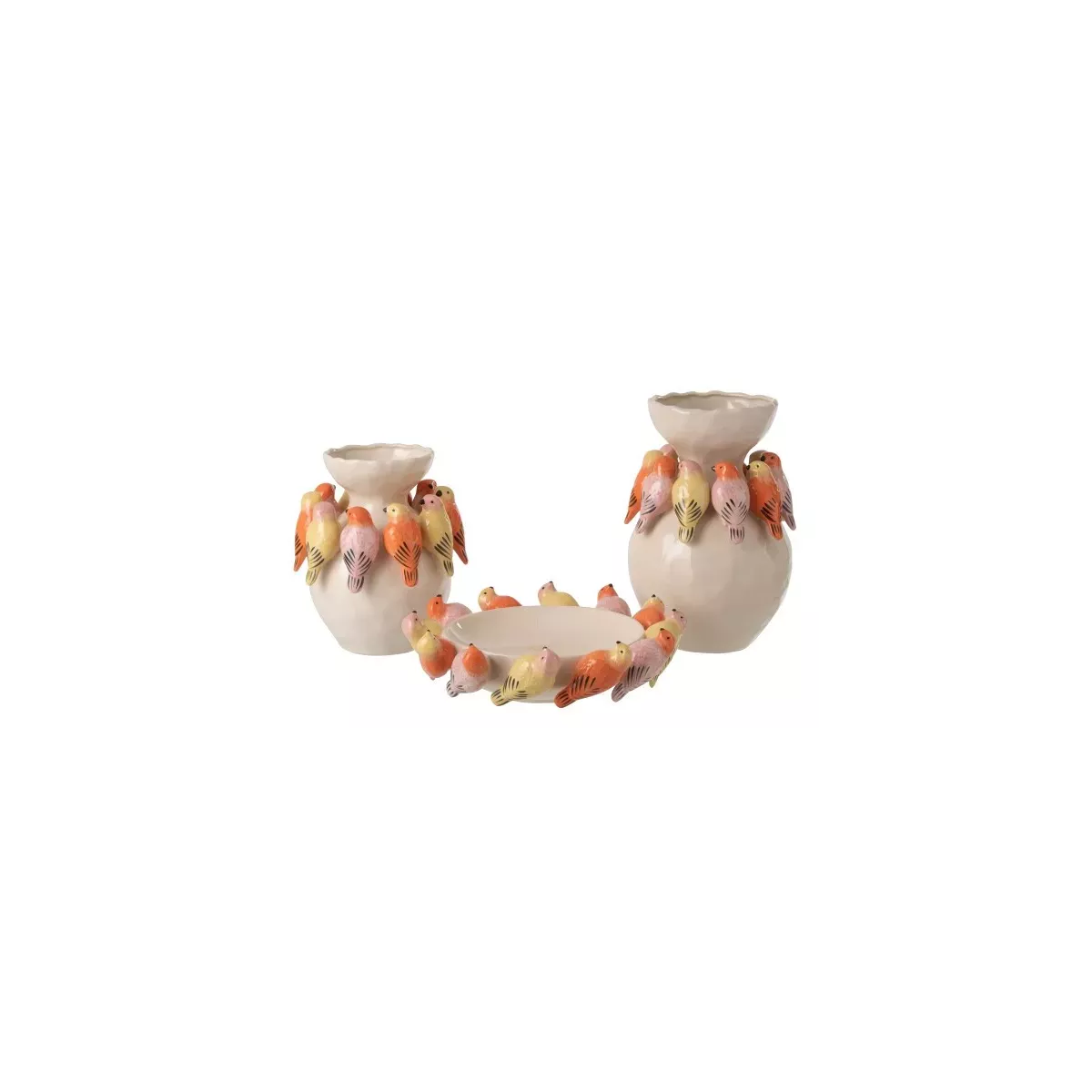 Vase Piru Oiseaux 32h