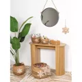Corbeille Flocon en Abaca 21x21