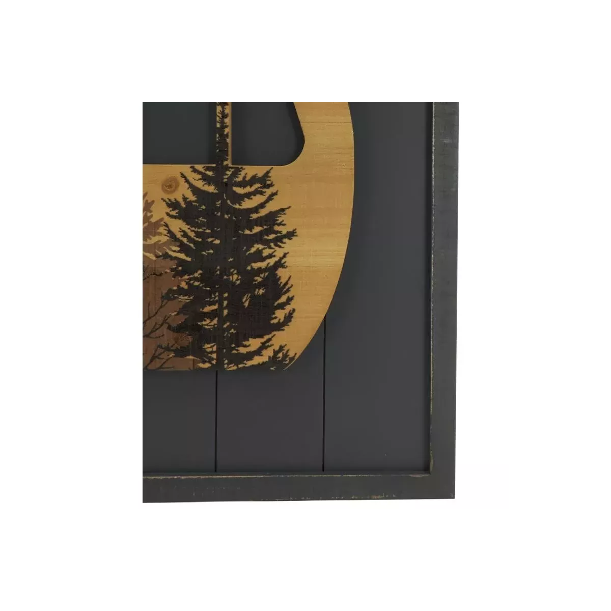 Tableau en bois Télécabine